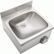 KBS Gastrotechnik KBS Lave-mains forme rectangulaire LxP 50x50cm, temporisé - inox 21010009