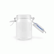 Packnwood FHC - 24Pcs - Mini bocal en verre avec joint silicone bleu foncé - H119,2mm 200ml - transparent verre 210BOKA200 Packnwood FHC - 24Pcs - Mini bocal en verre avec joint silicone bleu foncé - H119,2mm 200ml - transparent verre 210BOKA200