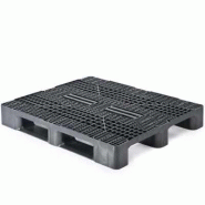 Palette plastique à Plateau ajouré avec rebords - 1000 X 1200 - CUQP1210HR3RR Palette plastique à Plateau ajouré avec rebords - 1000 X 1200 - CUQP1210HR3RR