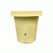 PLAST'UP ROTOMOULAGE Carré de plantation récupérateur d'eau de pluie mural lluvia 420l - BEIGE - beige 0733968138064