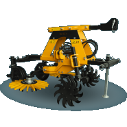Porte-outils double re?versible fixe - VITICEP extensible Porte-outils double re?versible fixe - VITICEP extensible