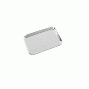 Schneider - Plateau d’exposition, acier inoxydable poli, 195 x 145 x 10 mm - argenté inox 154030