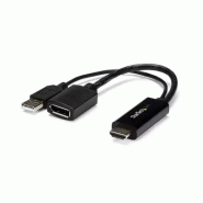 StarTech Adaptateur HDMI vers DisplayPort 4K alimenté par
