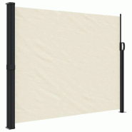 VidaXL Auvent latéral rétractable crème 160x600 cm Modèle Solaris Nova - 4004520