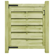 Vidaxl portillon bois de pin imprégné 100x100 cm vert 45309