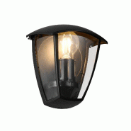 Applique murale extérieure noire mat culot E27 IP44 fonte d'aluminium - Trio - Venta - noir 4017807648188