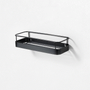 AQA Design Étagère métallique LYU noir L.31,5 P.11,8 H.6,8 MP02432 - noir métal MP02432