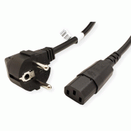 BACHMANN Câble d'alimentation droit, noir, 1,0 m, noir, 2 m BACHMANN Câble d'alimentation droit, noir, 1,0 m, noir, 2 m