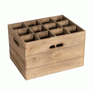 Casier bouteilles Westside L39 x P34 x H45cm pour meuble réf. 48082