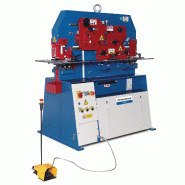 Cisaille combinée hydraulique 45 tonnes poinçonnage de 22 mm épaisseurs de 15 mm 5 stations de travail 4 kW 400V Metallkraft HPS 45S