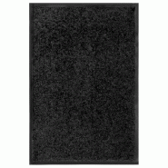 Décoshop26 - Paillasson lavable Noir 40x60 cm DEC023173 - noir 3001218169609