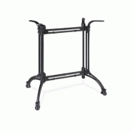Emh Pied de table bistrot double ÉLÉGANCE fonte noire H72 cm – professionnel CHR - noir fonte BISPIEDH72FONTELEGDB