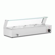 Helloshop26 - Bain-marie - 2,000 watts - 3 x GN 1/2 - robinet de vidange - couvercle en verre 14_0004222 - 3000195191535 Helloshop26 - Bain-marie - 2,000 watts - 3 x GN 1/2 - robinet de vidange - couvercle en verre 14_0004222 - 3000195191535