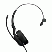 Jabra Evolve2 50 Casque Avec fil Arceau Bureau/Centre d'appels USB Type-C / USB Type-A Bluetooth Noi