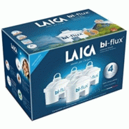 Laica - Pack de 4 filtres bi-flux, couleur blanche - blanc plastique LA263