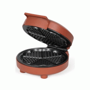 LIVOO Gaufrier Coeur 1000w Rouge DOP255R - rouge 3523930110788
