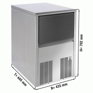 Machine à glaçon 41 kg/24h premium - Réfrigérateur avec raccordement d'eau inclus