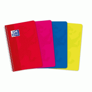 Oxford Lot de 10 Carnet Color Life rel. Intégrale 11x17, 100p./50 feuilles 90g/m², Séyès, coloris assortis (4) - 3020121774441