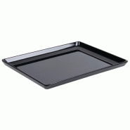Plateau en mélamine Float noir GN1/1 | Aps - GF075