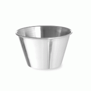 Ramequins - 12 pièces, HENDI, 0,175L, 12 u., Ø85x(H)52mm - inox 400043