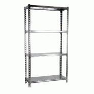 SimonRack Rayonnage métallique, 1500x1000x300 mm, 4 niveaux, tablette métallique, 180 kg au point de flexion, Galvanisé - Simonclick - métal 84351