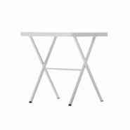 ZOWN Table pliante 69 x 69 cm pour terrasses Bistrot70 Blanche - blanc plastique SP-BT009X001A-W ZOWN Table pliante 69 x 69 cm pour terrasses Bistrot70 Blanche - blanc plastique SP-BT009X001A-W