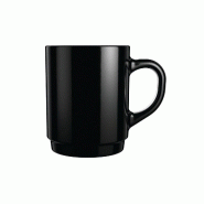 6 mugs noirs 25cl Empilables - Luminarc - noir verre 10883314030270 6 mugs noirs 25cl Empilables - Luminarc - noir verre 10883314030270