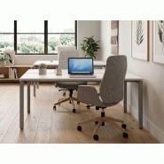 Bureau bench 2 personnes Vanesco avec ou sans cloison frontale