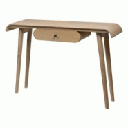 Bureau simple Ada -  Marron Rectangle Bois Amadeus 35x110 cm - marron Bois massif 3520071980423