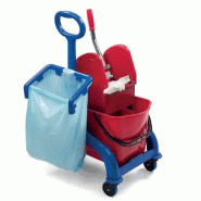 FRED 2x15 lt avec timon et support sac 50 lt latéral