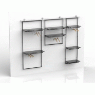 Kit de rayonnage Frame à cadre avec fixation murale