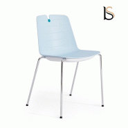 Lot de 2 chaises design Mindy - Mobel Linea. - Bleu clair_0