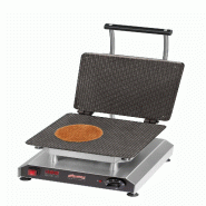 Neumärker® Gaufrier Thermocook® incl. Plaques interchangeables Stroopwafel - gris inox 12-40801-11