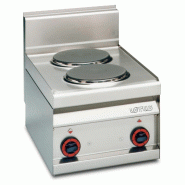 Plan de cuisson électrique 2 plaques L400 mm - PC-4ET | Lotus MagicProf 650