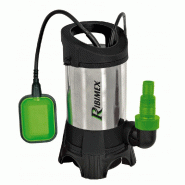 RIBILAND pompe vide-cave eaux chargées 900w + interrupteur flotteur prpvc901cip - 3700194403577