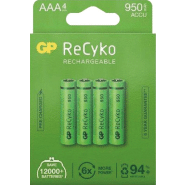 SODISE - PILE RECHARGEABLE AAA/HR03 NI-MH 950MAH - BLISTER DE 4 PILES - 02557 SODISE - PILE RECHARGEABLE AAA/HR03 NI-MH 950MAH - BLISTER DE 4 PILES - 02557