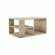Table basse EROS panneaux mélaminés effet travertin beige 80 x 40 x 50 cm AUCUNE - beige Bois manufacturé CAL1738350732989 Table basse EROS panneaux mélaminés effet travertin beige 80 x 40 x 50 cm AUCUNE - beige Bois manufacturé CAL1738350732989