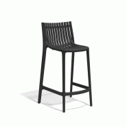 Tabouret in & out H103 IBIZA - noir