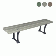 Banquette DOURDAN assise plastique recyclé