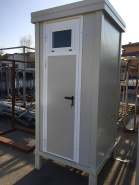 Cabine sanitaire en acier galvanisé avec panneaux sandwich