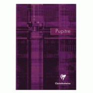 Clairefontaine Lot de 5 Bloc Metric Pupitre format 148x210, 80 feuilles 90 g/m² agrafées, quadrillé 5x5 - 3329680666205