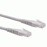 Cordon ROLINE Cat.6 (Classe E) UTP, gris, 2 m Cordon ROLINE Cat.6 (Classe E) UTP, gris, 2 m