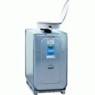 Cuve 1500L pour le stockage d'huiles usagées - acier galvanisé et PEHD - avec rétention intégrée