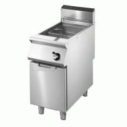 Friteuse gaz sur pied inox avec 1 cuve 13 l puissance 12 kw - PVS9040FRGS13
