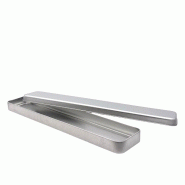 Lot de 28 boîtes étui allongées en fer blanc, finition vernie, 29 x 6 x 2 cm - gris métal FER29_0