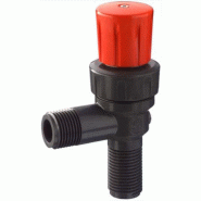Microvanne PVC à membrane EPDM - Raccords mâles filetés BS - Ø 1/2" - PN 04 - Réf : 31RMFVCE