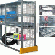 Rayonnage pour charges mi-lourdes pour l'aménagement de quincailleries, magasins