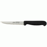 San Ignacio Yeste - Couteau de table à lame dentée 11 cm, manche à pois - noir inox Q3926