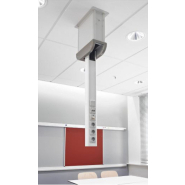 Système de médias au plafond ergonomique et  très robuste avec commandes adaptées aux personnes handicapées  - Powerlift One