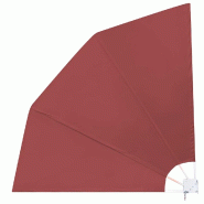 VidaXL Auvent latéral pliable de balcon Terre cuite 210 x 210 cm  Modèle Soleil Equinoxe Prime - rouge 41579